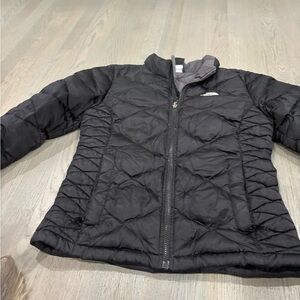The North Face Black Kids Puffer Jacket girls size 14-16